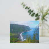 ワイピオ・バレー・ルックアウト、ビッグ・アイランド、ハワイのはがき ポストカード (スタンド正面)