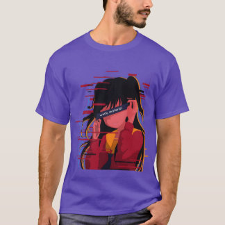 ワイフアニメガールかわいいオタクアニメ好きの友達 Tシャツ