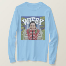 ワイフェイライトブルー長袖Tシャツ Tシャツ