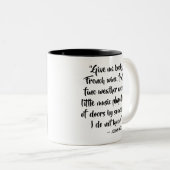 ワイフランスのンソムリエ&ワイン引用文マグ ツートーンマグカップ (正面右)