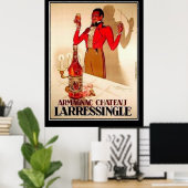 ワイフランスのンプロモーションヴィンテージポスター ポスター (ホームオフィス)