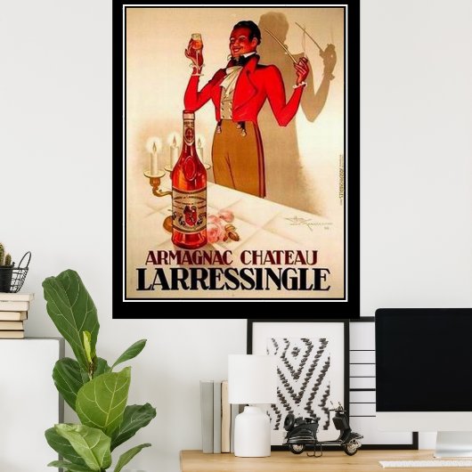 ワイフランスのンプロモーションヴィンテージポスター ポスター (ホームオフィス)