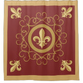 ワイフランスのン シャワーカーテン (正面)