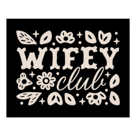 ワイフ・ワイブズ・クラブカウボーイダークウェスタンロマンスブラック ポスター