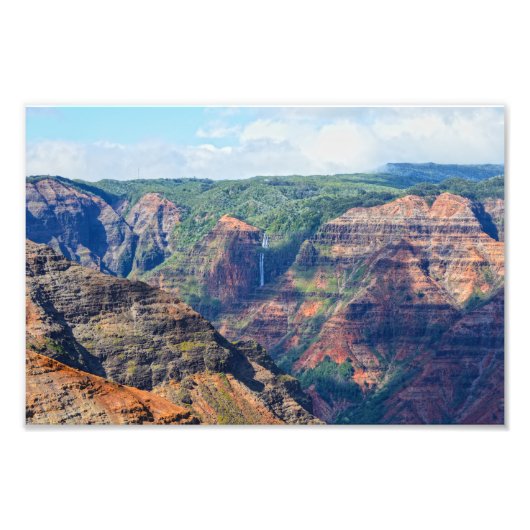 ワイプー秋ズインWaimea Canyon, Kauai, Hawaii フォトプリント (正面)