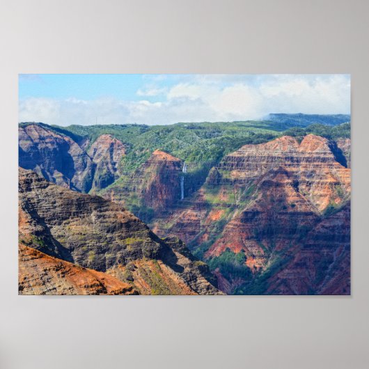 ワイプー秋ズインWaimea Canyon, Kauai, Hawaii ポスター (正面)