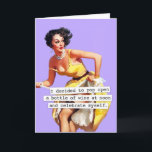 ワイポップ・アートのン誕生日のボトルを開く カード<br><div class="desc">デザインバイカーサゴングローコ© 2014.</div>