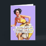 ワイポップ・アートのン誕生日のボトルを開く カード<br><div class="desc">デザインバイカーサゴングローコ© 2014.</div>