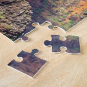 ワイポ秋,ワイメアキャニオン,カウアイ,ハワイ ジグソーパズル (側面)