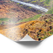 ワイポ秋，ワイメアキャニオン，カウアイ，ハワイ フォトプリント            (角)