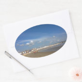 ワイマスビーチ 楕円形シール (封筒)