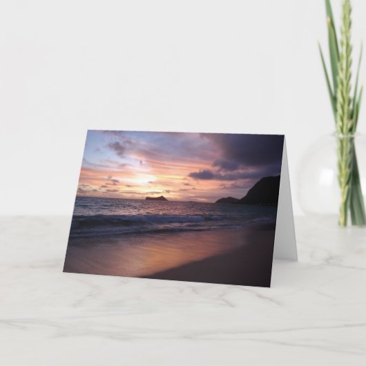 ワイマナロ早朝 カード (正面)