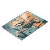 ワイマラナーアットザビーチ ノートブック (左側)