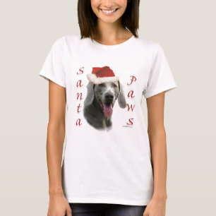ワイマラナーサンタポーズ Tシャツ