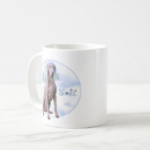 ワイマラナーノエル コーヒーマグカップ (正面左)