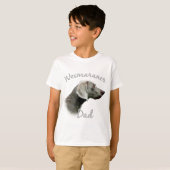 ワイマラナーパパ2 Tシャツ (正面フル)