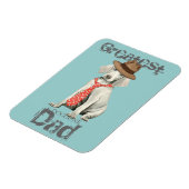 ワイマラナーパパ マグネット (左側)