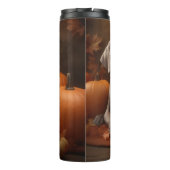 ワイマラナーパピー秋デライトカボチャ タンブラー (裏面)