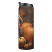 ワイマラナーパピー秋デライトカボチャ タンブラー (回転右)