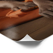 ワイマラナーパピー秋デライトカボチャ ポスター (コーナー)