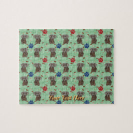 ワイマラナーポートレート ジグソーパズル