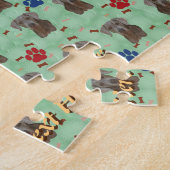 ワイマラナーポートレート ジグソーパズル (側面)