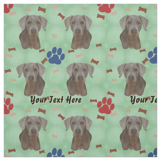 ワイマラナーポートレート ファブリック (見本)