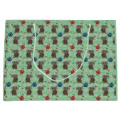 ワイマラナーポートレート ラージペーパーバッグ (正面)