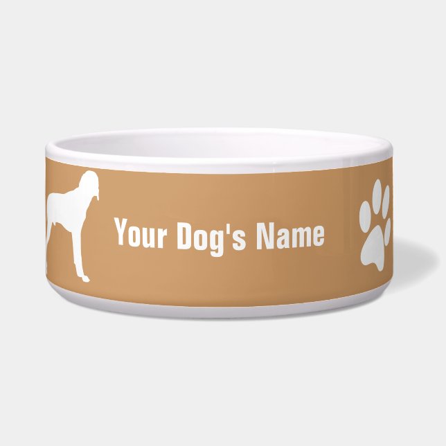 ワイマラナーワイマラナー ボウル (正面)