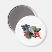 ワイマラナー国旗 マグネット (正面/裏面)