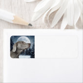 ワイマラナー差出人住所ラベル ラベル (インサイチュ)