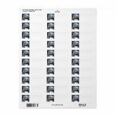 ワイマラナー差出人住所ラベル ラベル (フルシート)