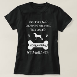 ワイマラナー犬の最高の友人 Tシャツ