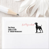 ワイマラナー犬 ラベル (インサイチュ)