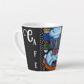 ワイマラナー カフェラテマグ (左アングル)