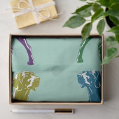 ワイマラナー カラフル 薄葉紙 (ギフト)