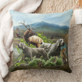 ワイマラナー「グレー幽霊」 クッション (ブランケット)