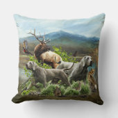 ワイマラナー「グレー幽霊」 クッション (正面)