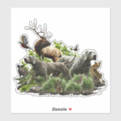 ワイマラナー「グレー幽霊」 シール (シート)