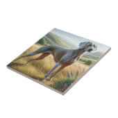 ワイマラナー タイル (側面)