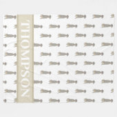 ワイマラナー フリースブランケット (正面(横))