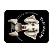 ワイマラナーIAAM マグネット (横)