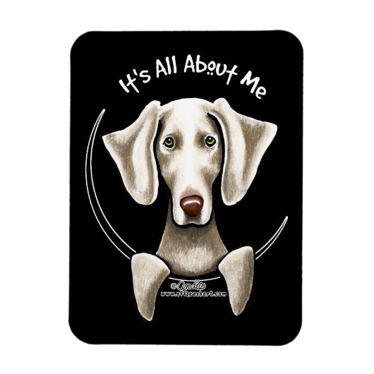 ワイマラナーIAAM マグネット (縦)