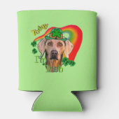 ワイマラナーSt patricks day 缶クーラー (裏面)