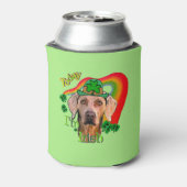 ワイマラナーSt patricks day 缶クーラー (缶裏面)