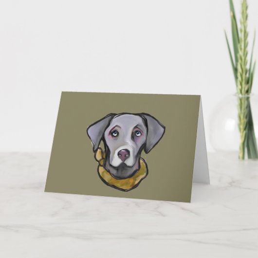 ワイマラナ兵士 カード (正面)