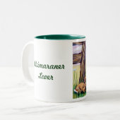 ワイマラナ·ワンピー·マグ ツートーンマグカップ (正面左)