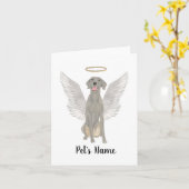 ワイマラパーソナライズされたナー悔やみや弔慰メモリアル カード (黄色い花)