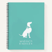 ワイマランアドッグパピー ノートブック (正面)