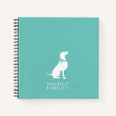 ワイマランアドッグパピー ノートブック (正面)